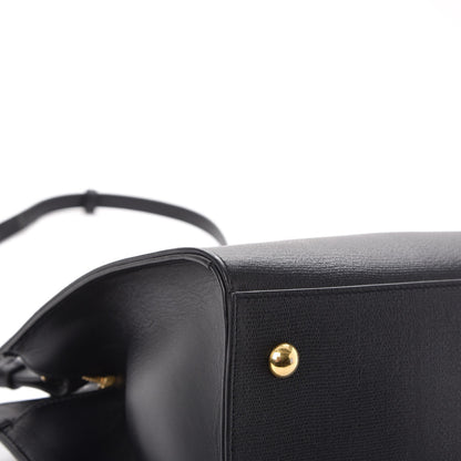 Saint Laurent Tweed Calfskin Embossed Classic Small Cabas Y Bag Black 9 of 14