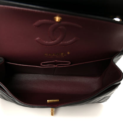Chanel Lambskin Quilted Small Double Flap Black 5 of 11