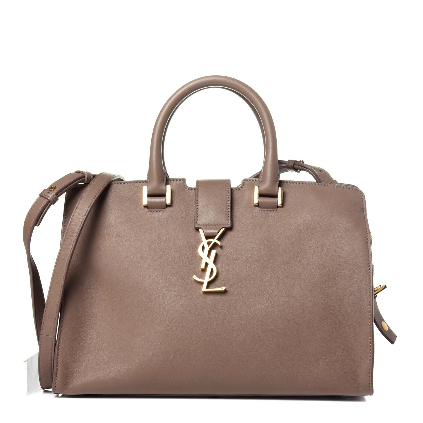 Smooth Calfskin Small Monogram Cabas Taupe