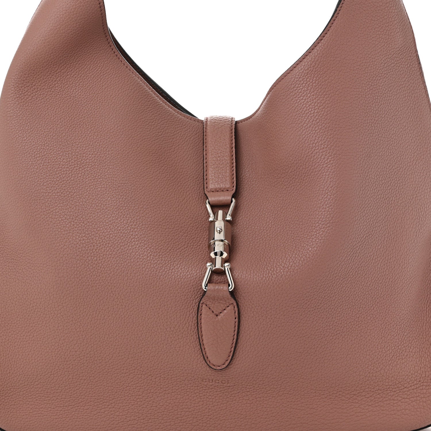 Gucci Soft Grained Calfskin Large Jackie Hobo Rosy Phard 9 of 11