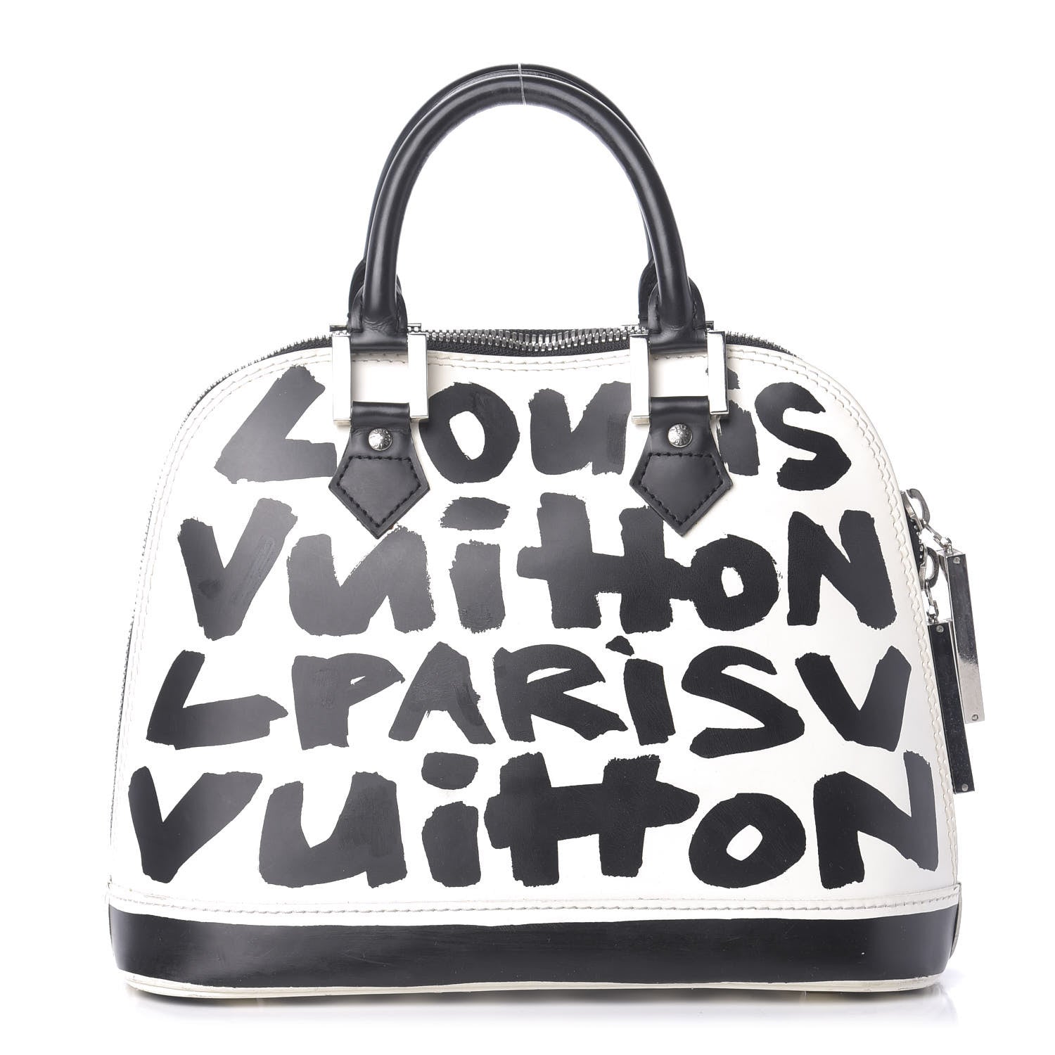 Louis Vuitton Graffiti Alma MM Black 1 of 11