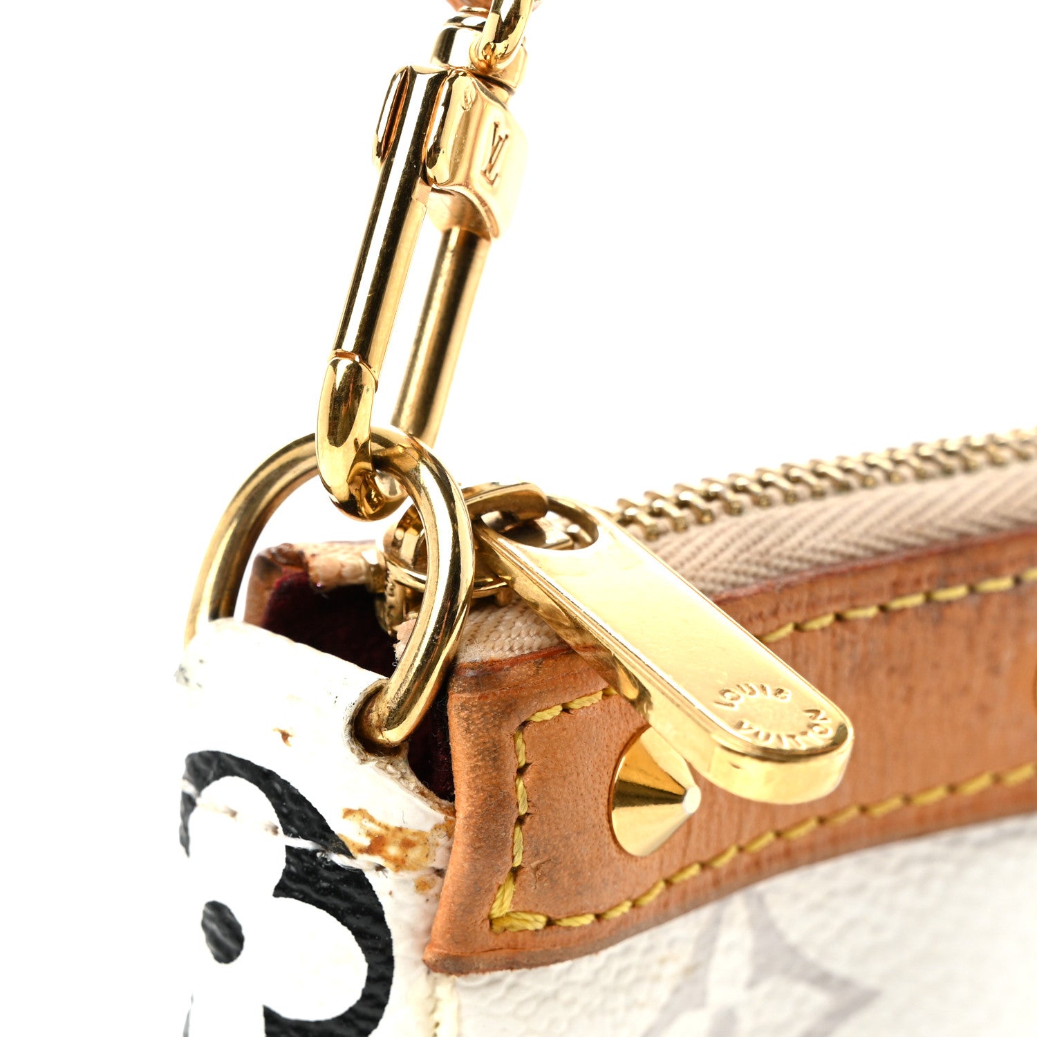 Louis Vuitton Monogram Multicolor Pochette Accessories White 11 of 11
