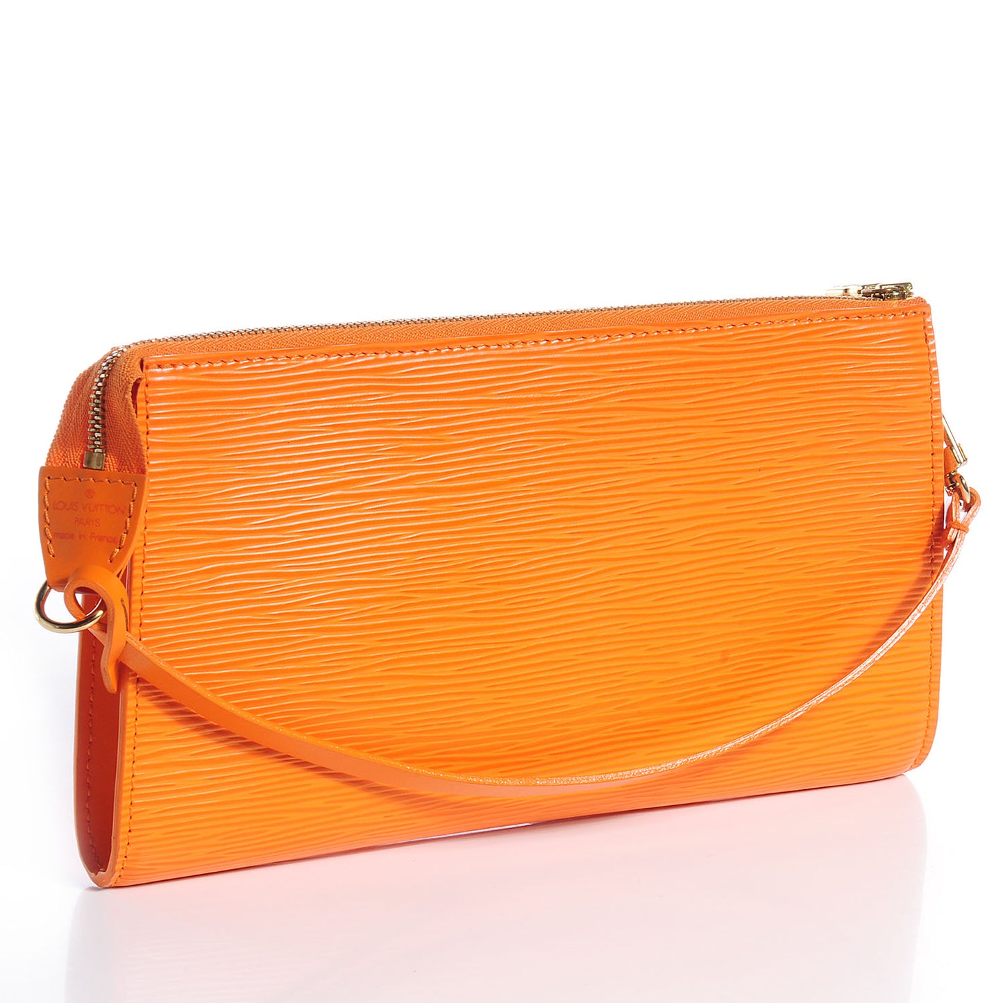 Epi Pochette Accessories 24 Mandarin