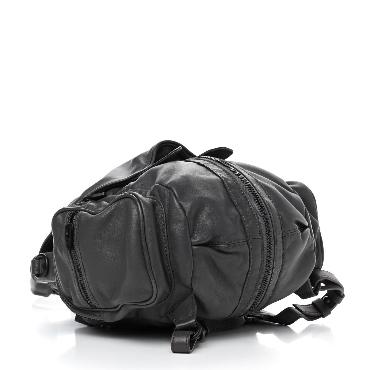 Lambskin Mini Marti Backpack Grey
