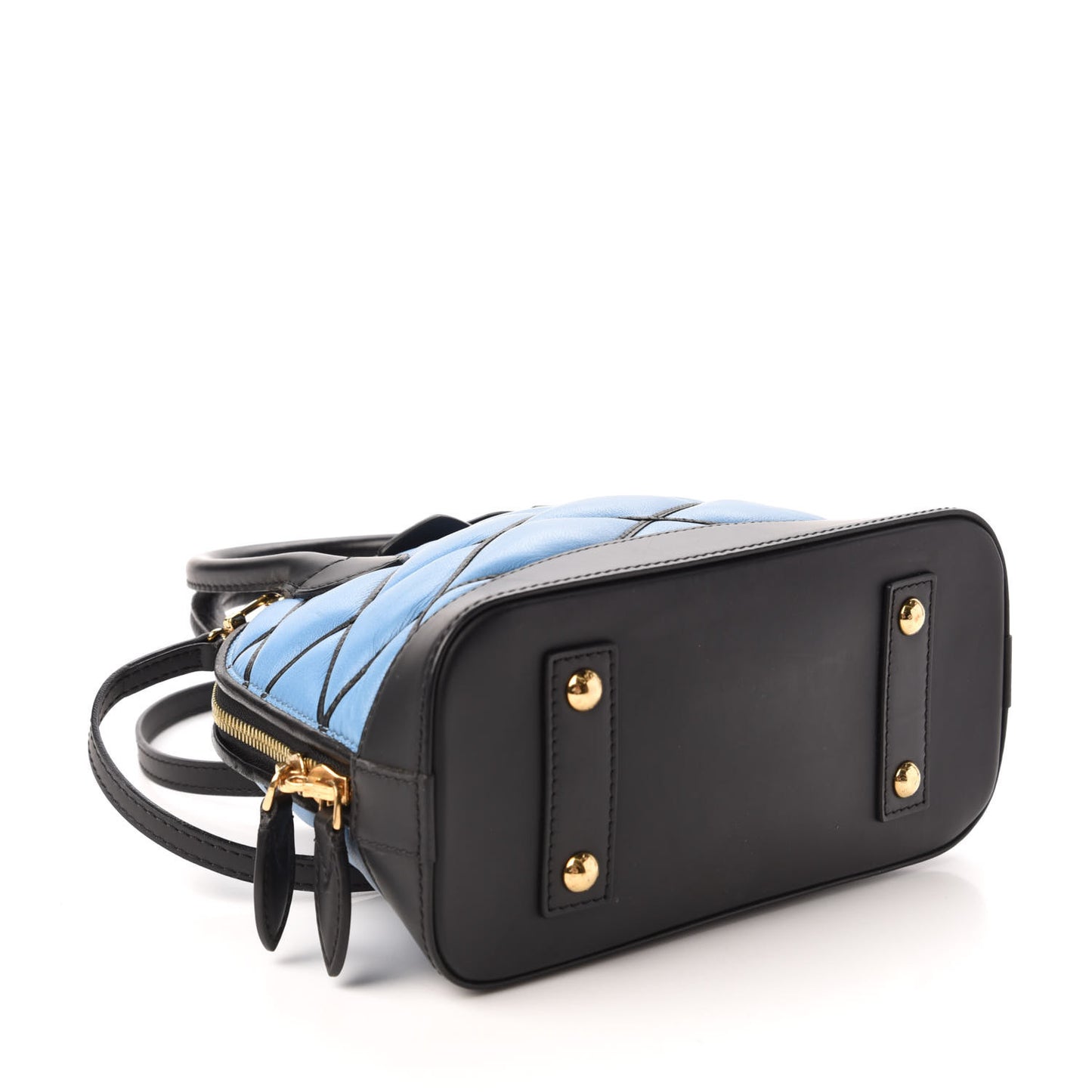 Lambskin Malletage Alma BB Bleuet