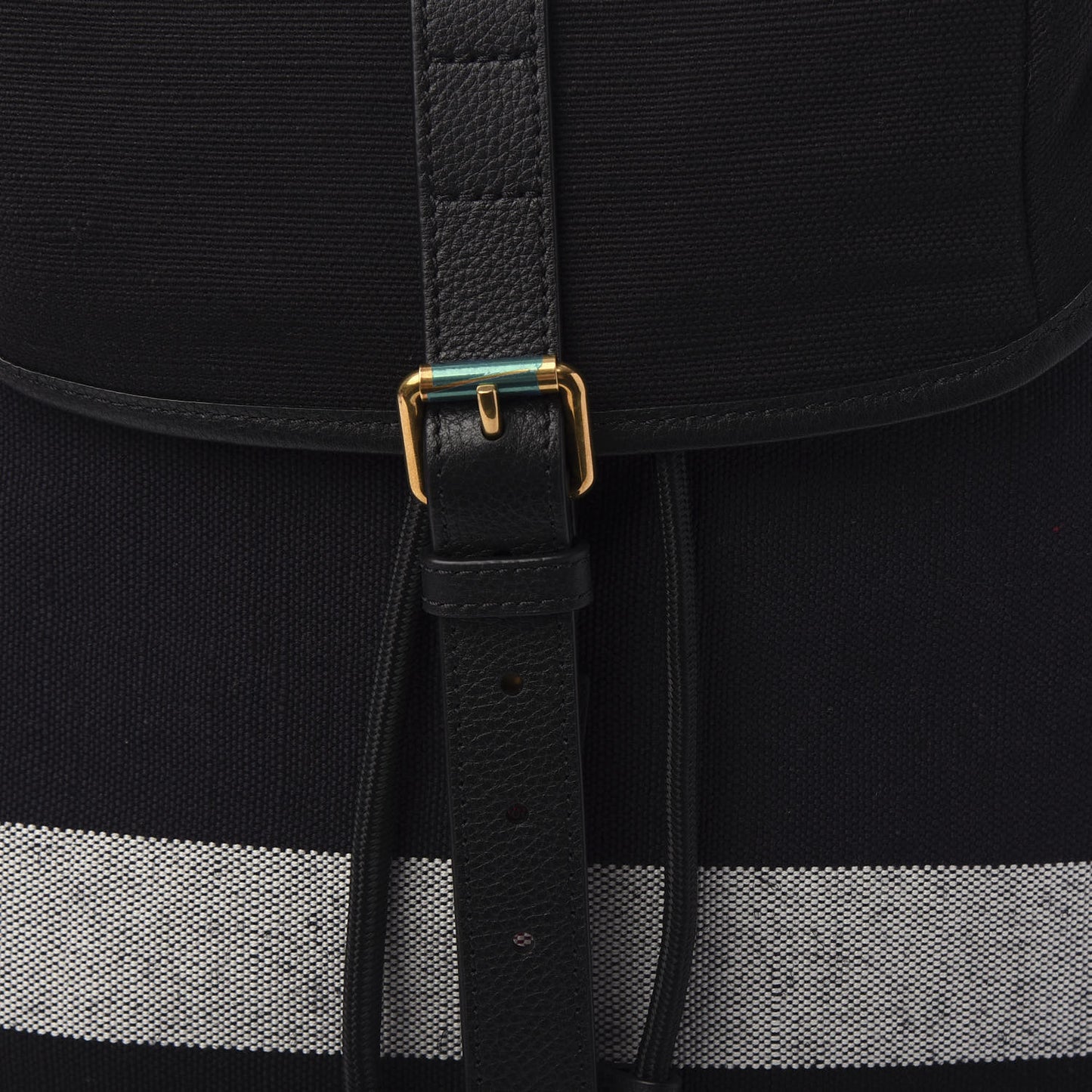 Overdyed Canvas Mega Check Drifton Backpack Black