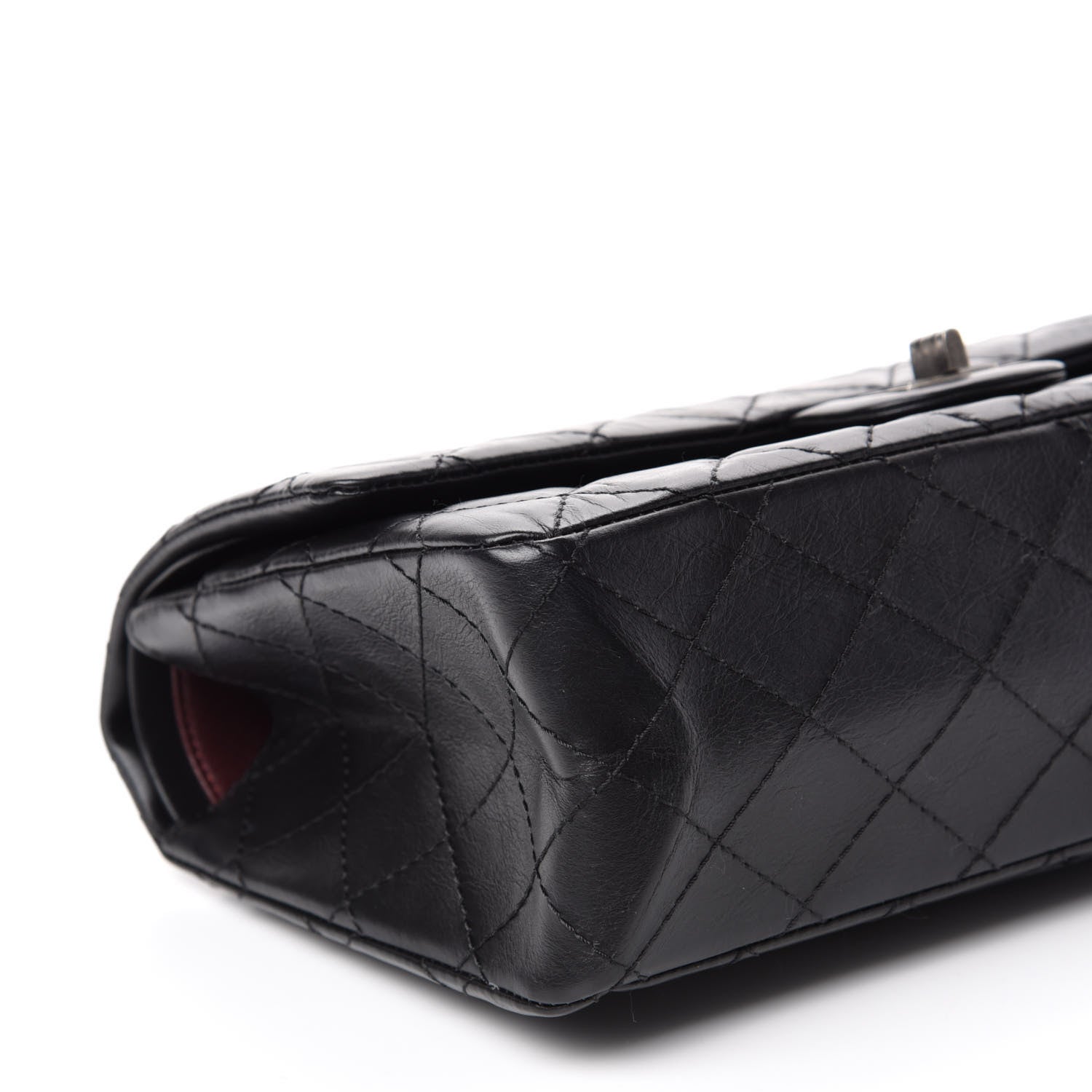 Chanel Aged Calfskin Quilted 2.55 Reissue 226 Flap Black 9 of 13