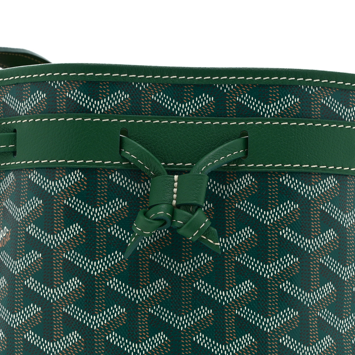 Goyard Goyardine Petit Flot Bucket Bag PM Green 8 of 10