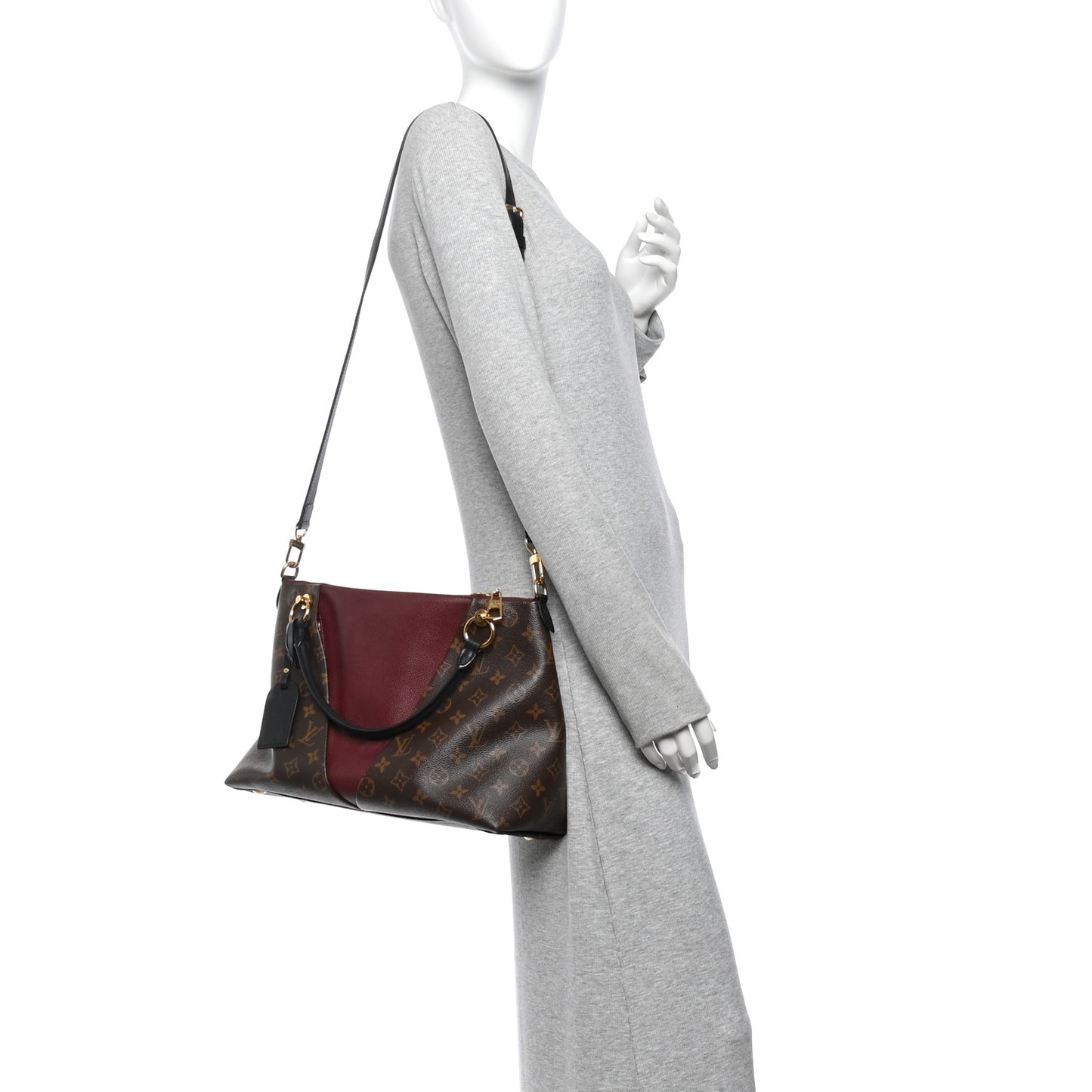 Monogram V Tote MM Bordeaux