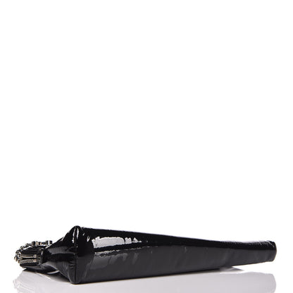 Chanel Vinyl Clutch Black 4 of 8