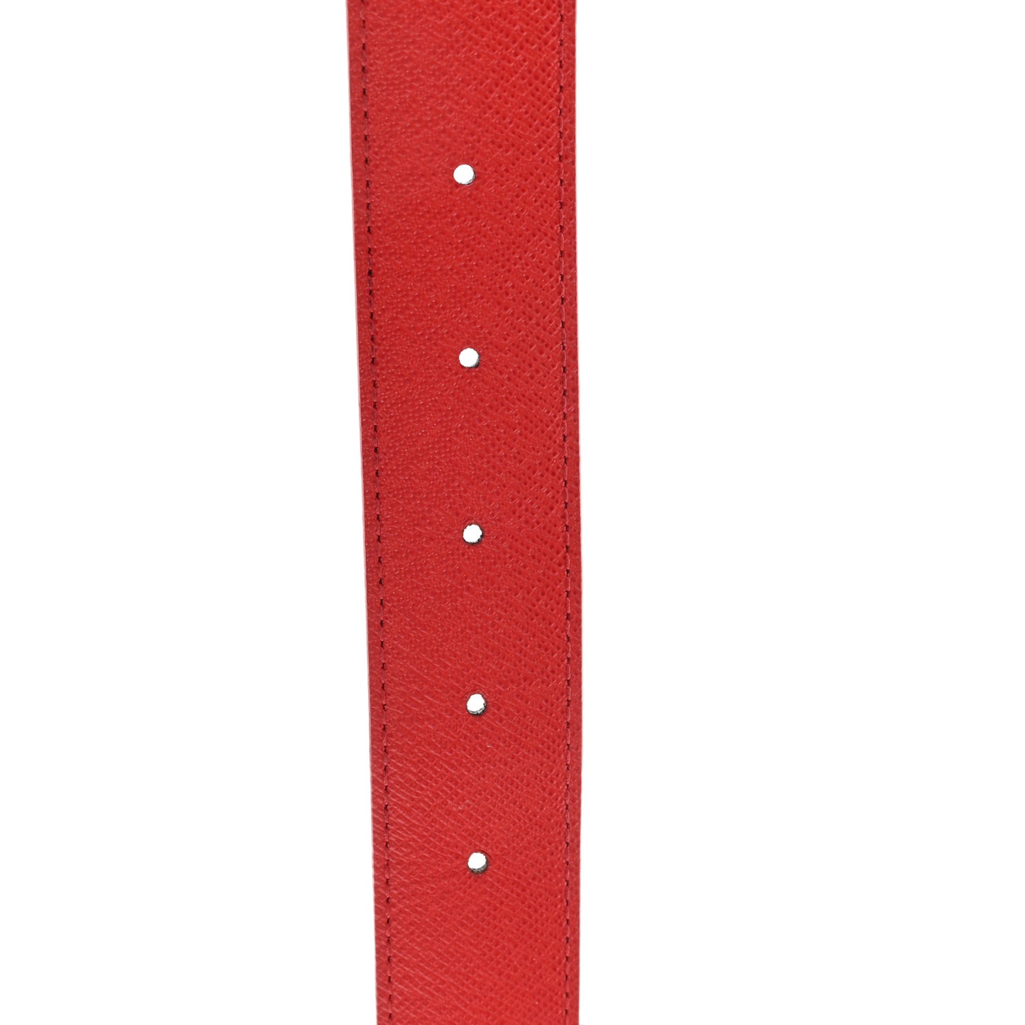 Monogram 30mm LV Initiales Reversible Belt 80 32 Coquelicot