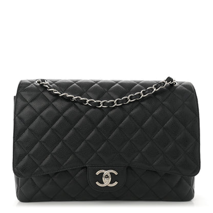 Chanel Caviar Quilted Maxi Double Flap Black 1 of 13