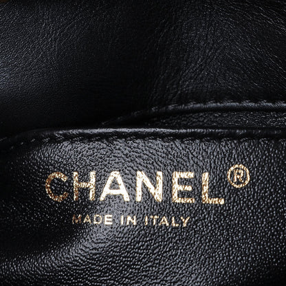 Chanel Aged Calfskin Quilted Extra Mini Medallion Flap Black 6 of 7