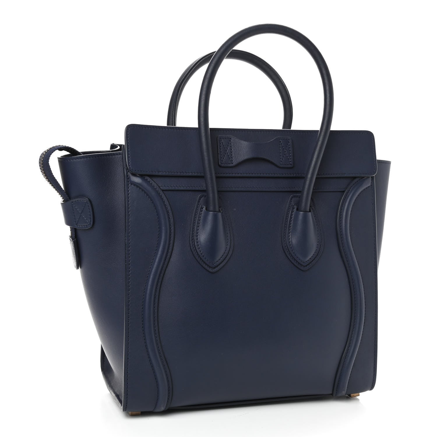 Celine Smooth Calfskin Micro Luggage Ink 2 of 10