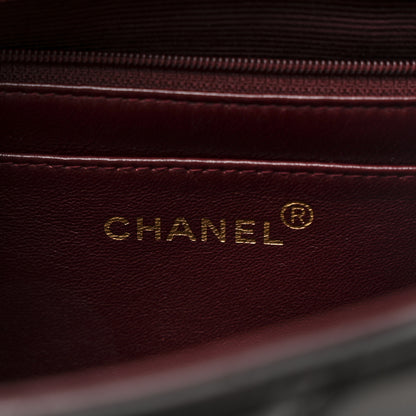 Chanel Lambskin Quilted XL Jumbo Single Flap Black 6 of 10
