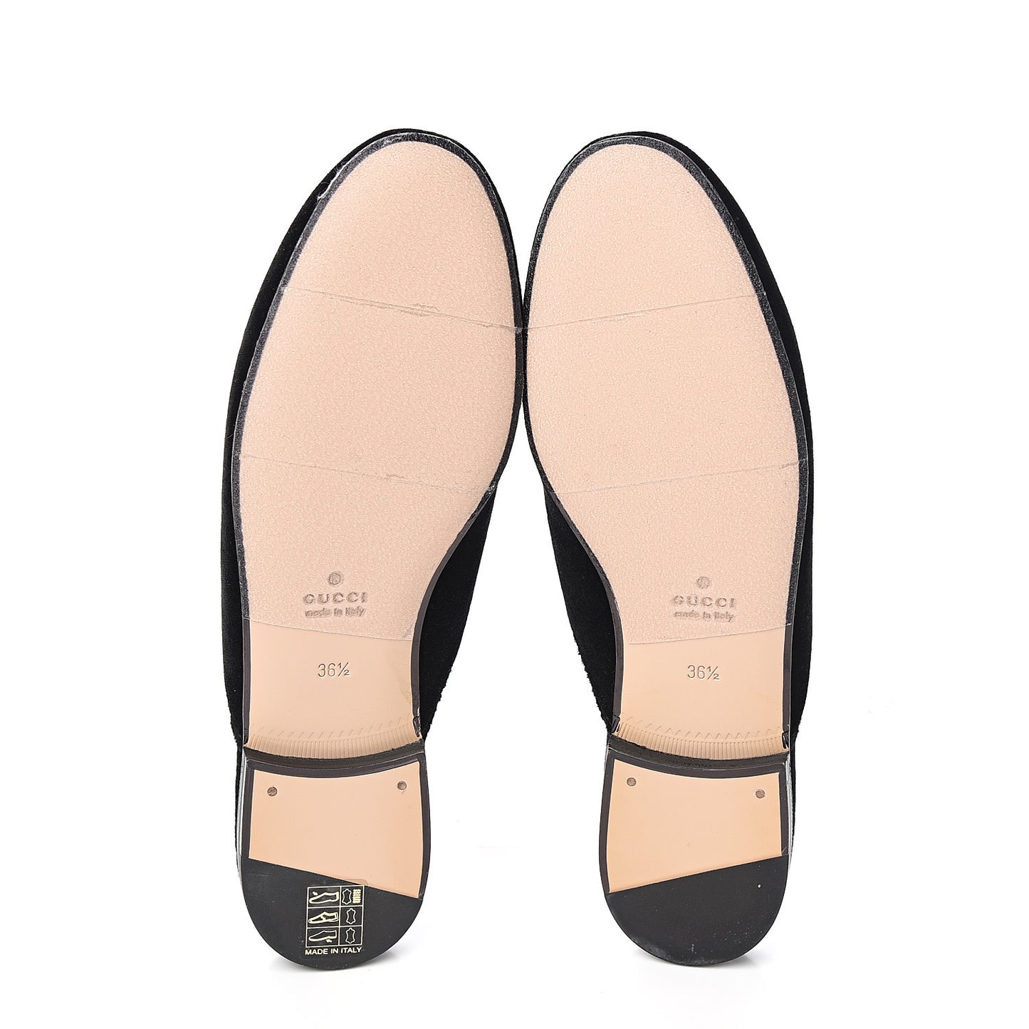 Velvet Frog Embroidered Womens Princetown Slippers 36.5 Black