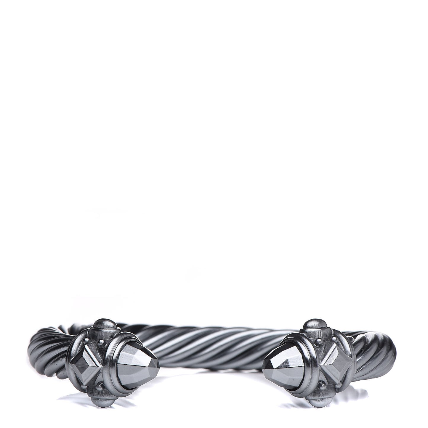 Aluminum 10mm Cable Renaissance Bracelet Grey