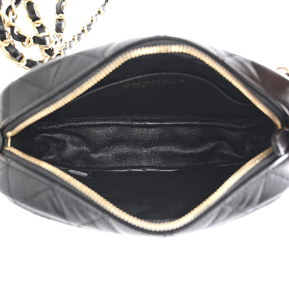 Chanel Lambskin Quilted Camera Bag Black 5 of 11