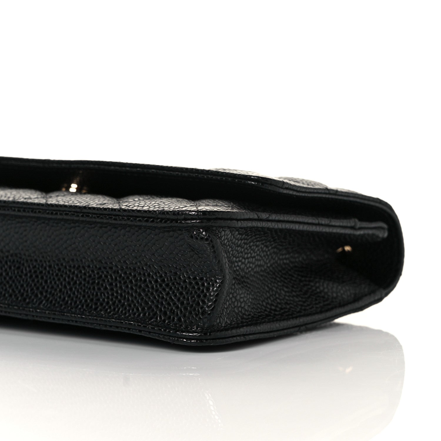 Chanel Caviar Quilted Wallet On Chain WOC Black 10 of 11