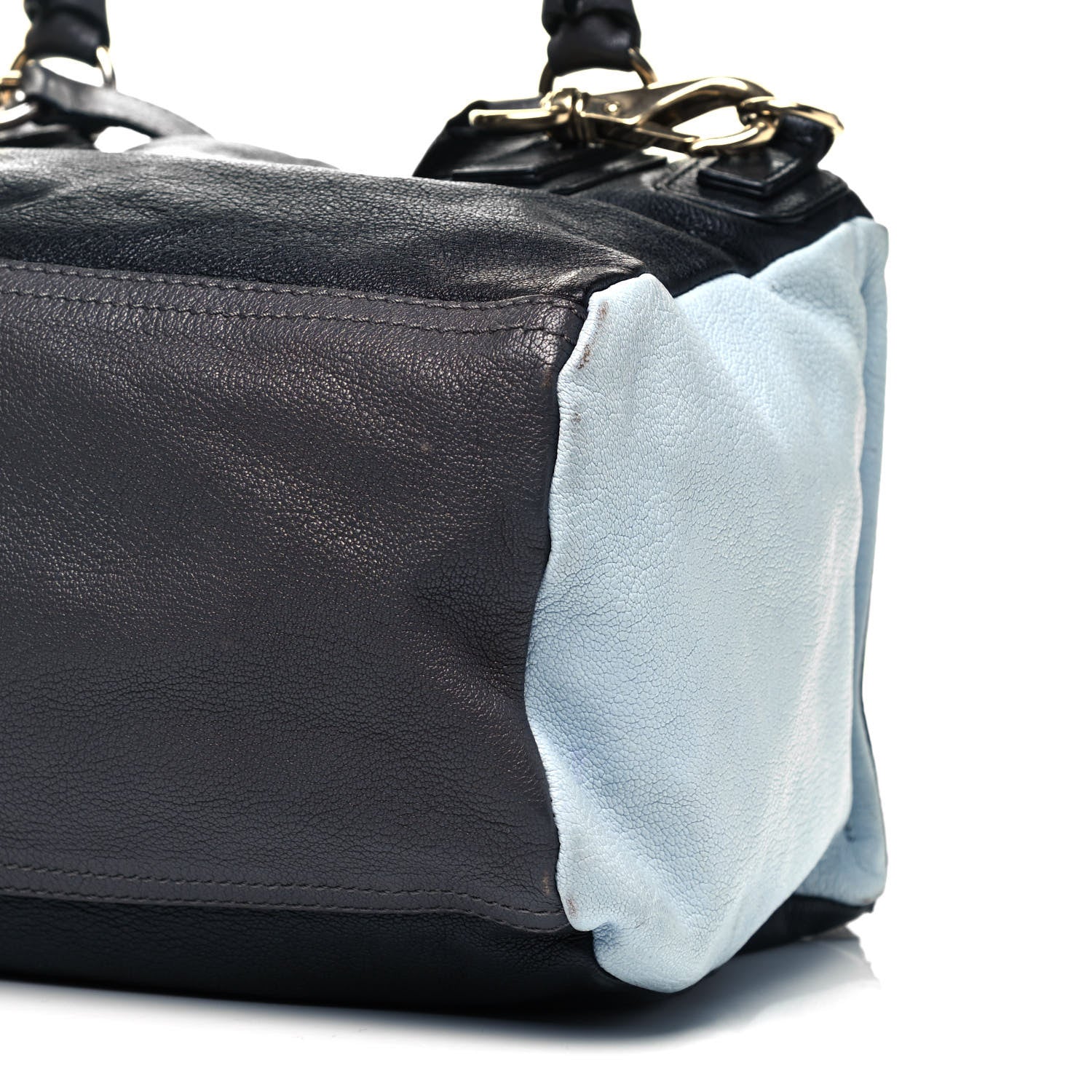 Givenchy Sugar Goatskin Medium Tri-Color Pandora Blue Grey Black 8 of 16
