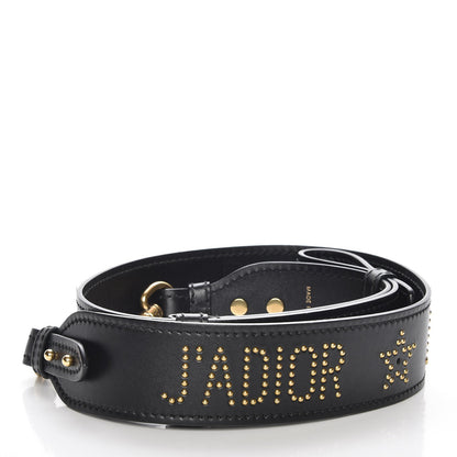 Christian Dior Calfskin Studded J’Adior Shoulder Strap Black 2 of 7