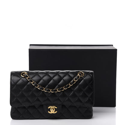Chanel Caviar Quilted Medium Double Flap Black 15 of 15