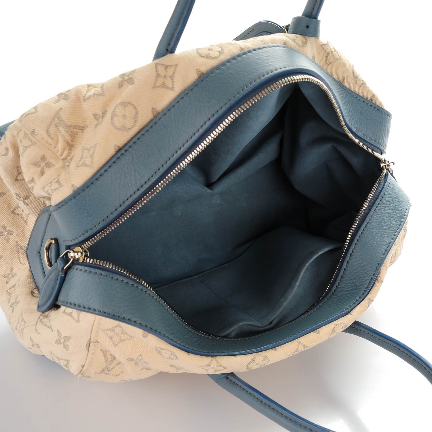 Louis Vuitton Denim Speedy Round Blue 6 of 8