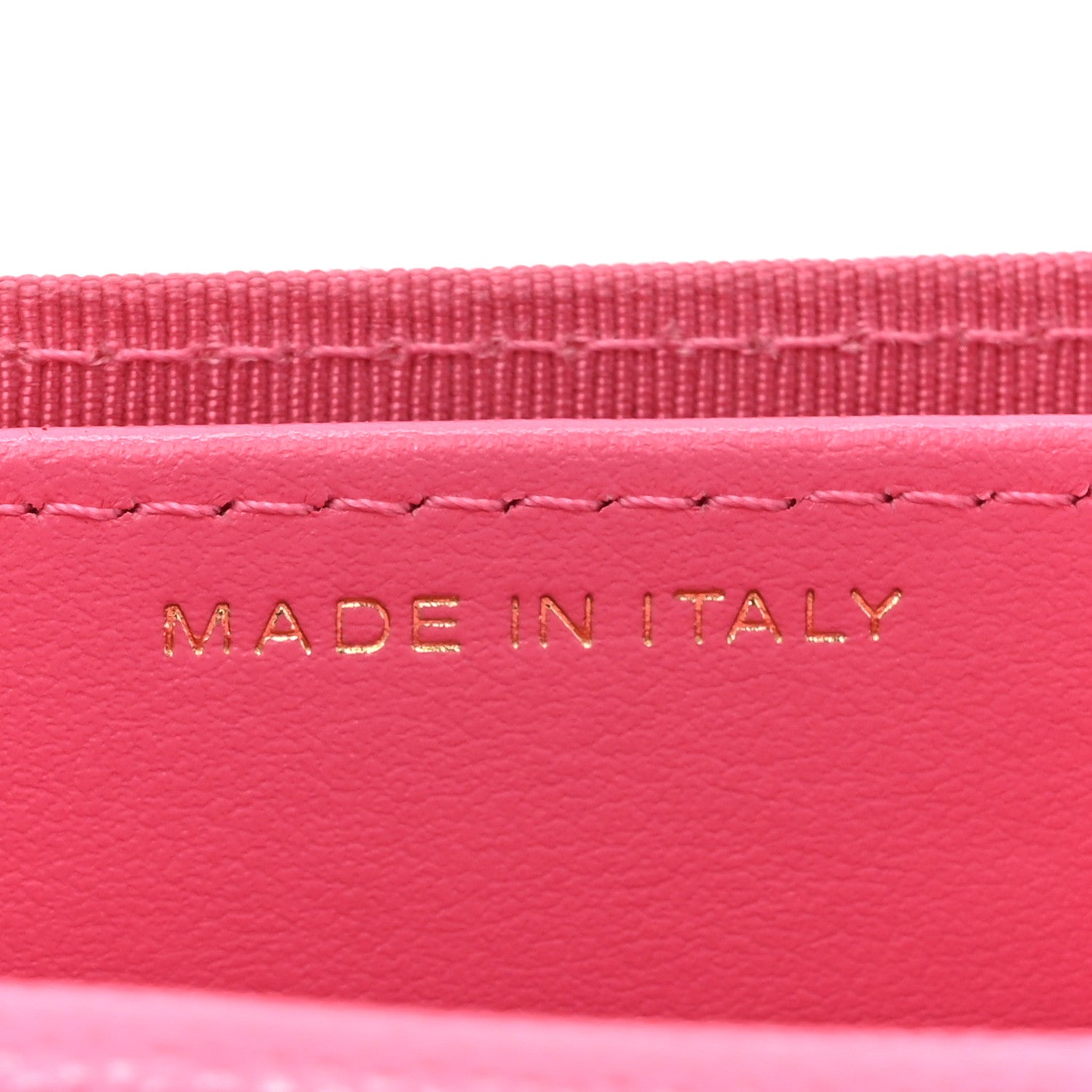 Chanel Caviar Quilted Flap Card Holder On Chain Pink 7 of 14