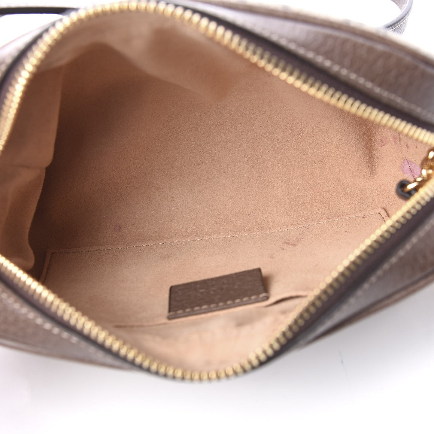 GG Supreme Monogram Web Mini Ophidia Shoulder Bag Brown