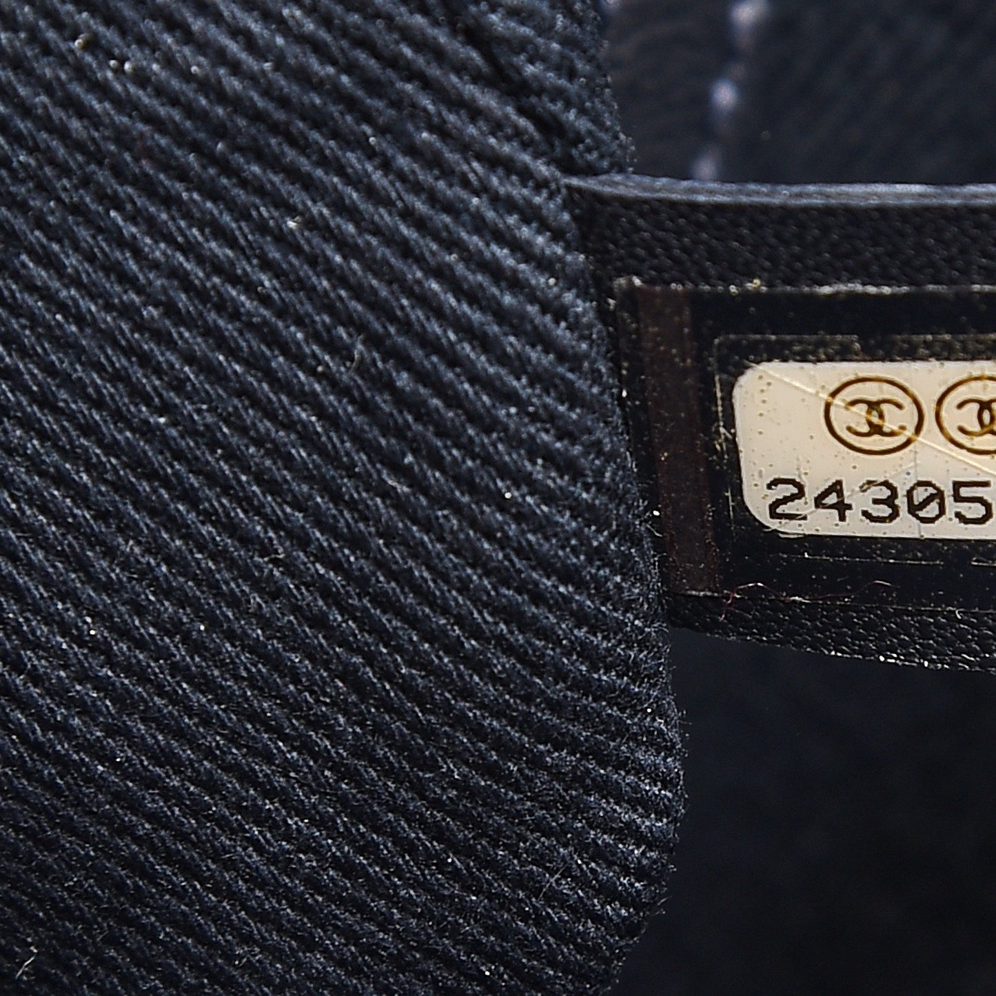 Denim Large Deauville Tote Dark Blue