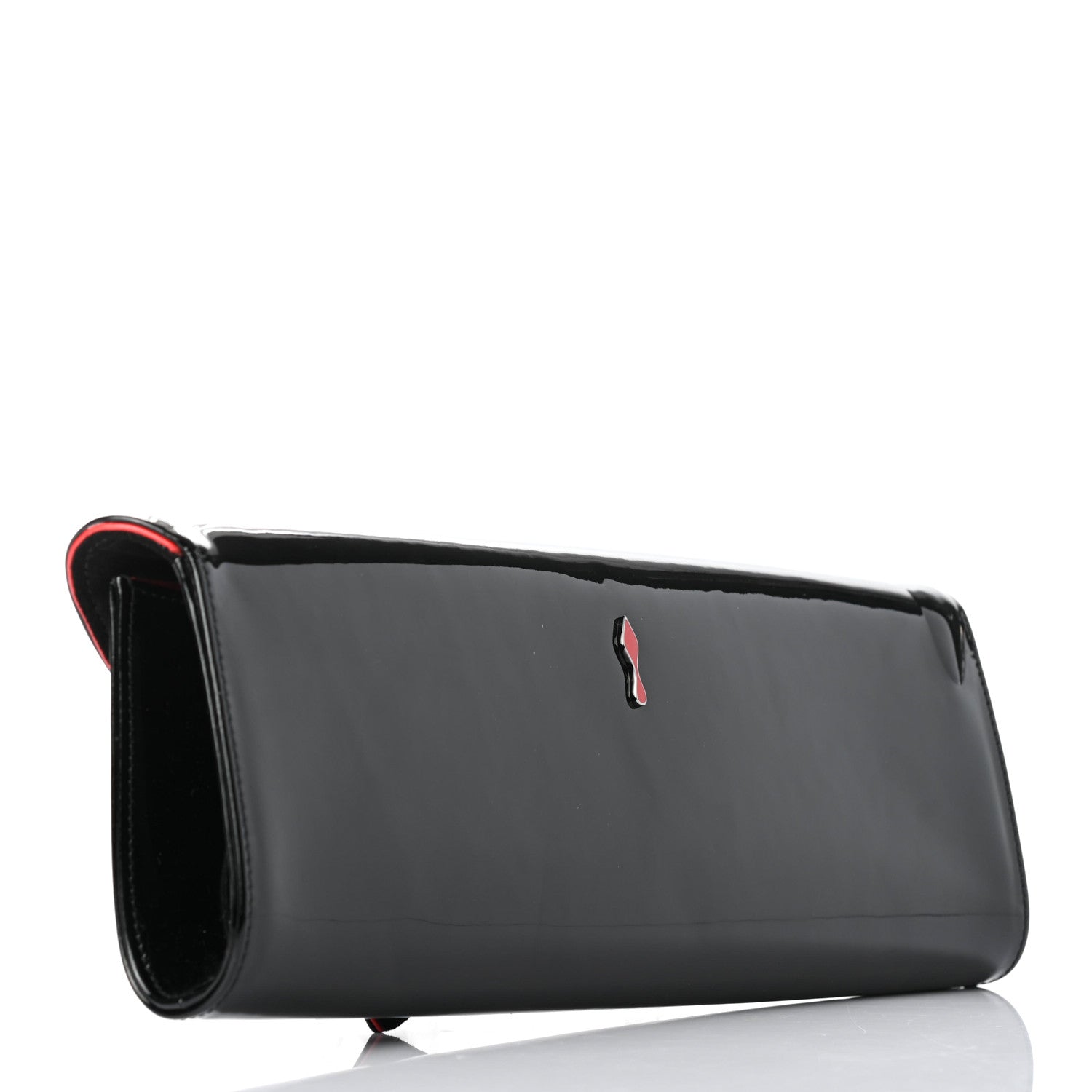 Christian Louboutin Patent Pigalle Clutch Black 3 of 8