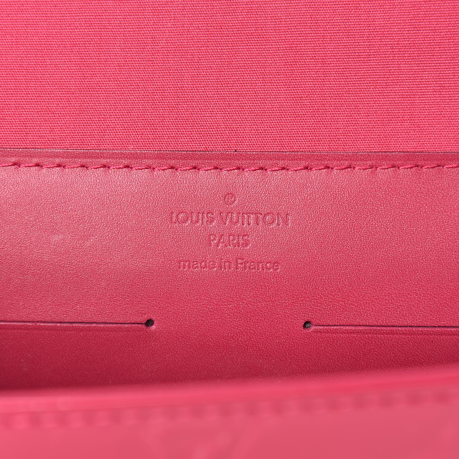 Louis Vuitton Vernis Ana Clutch Rose Indien 7 of 11