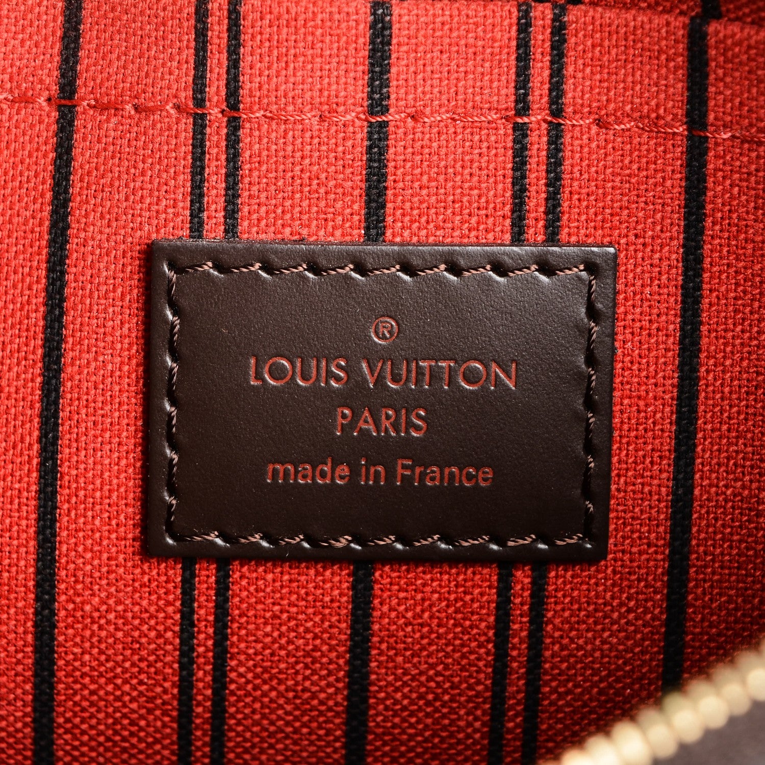 Louis Vuitton Damier Ebene Neverfull MM GM Pochette 6 of 7