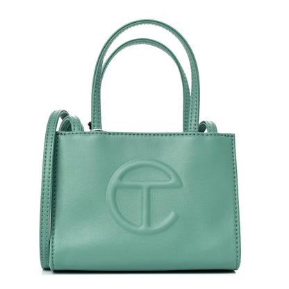 Telfar Vegan Leather Small Shopping Bag Sage 1 of 10