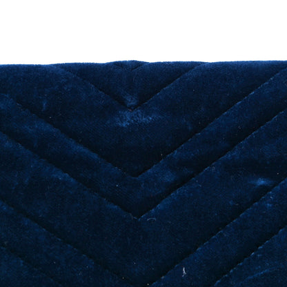 Gucci Velvet Matelasse Medium GG Marmont Shoulder Bag Cobalt Blue 14 of 24