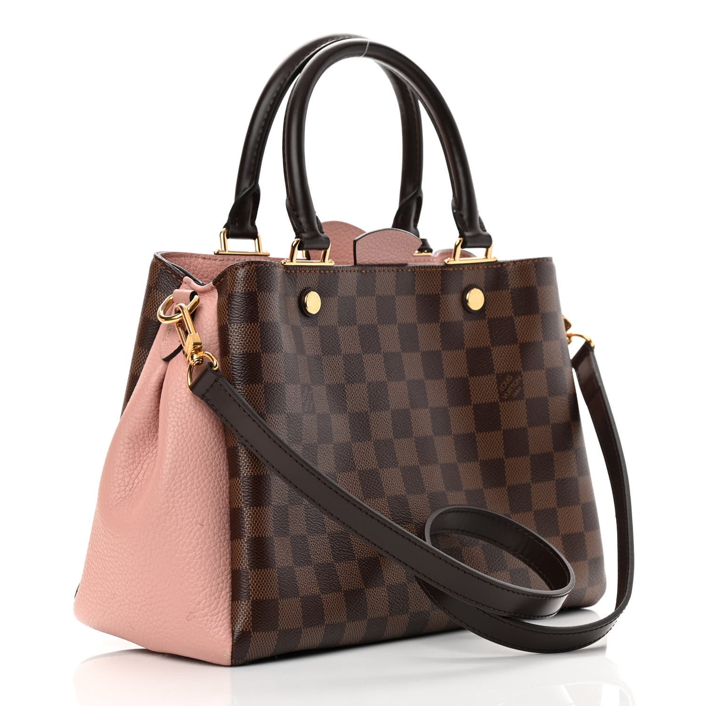 Damier Ebene Cuir Taurillon Brittany Magnolia