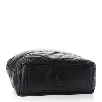 Chanel Lambskin Quilted Extra Large Coco Cocoon Reversible Tote Black 5 of 10