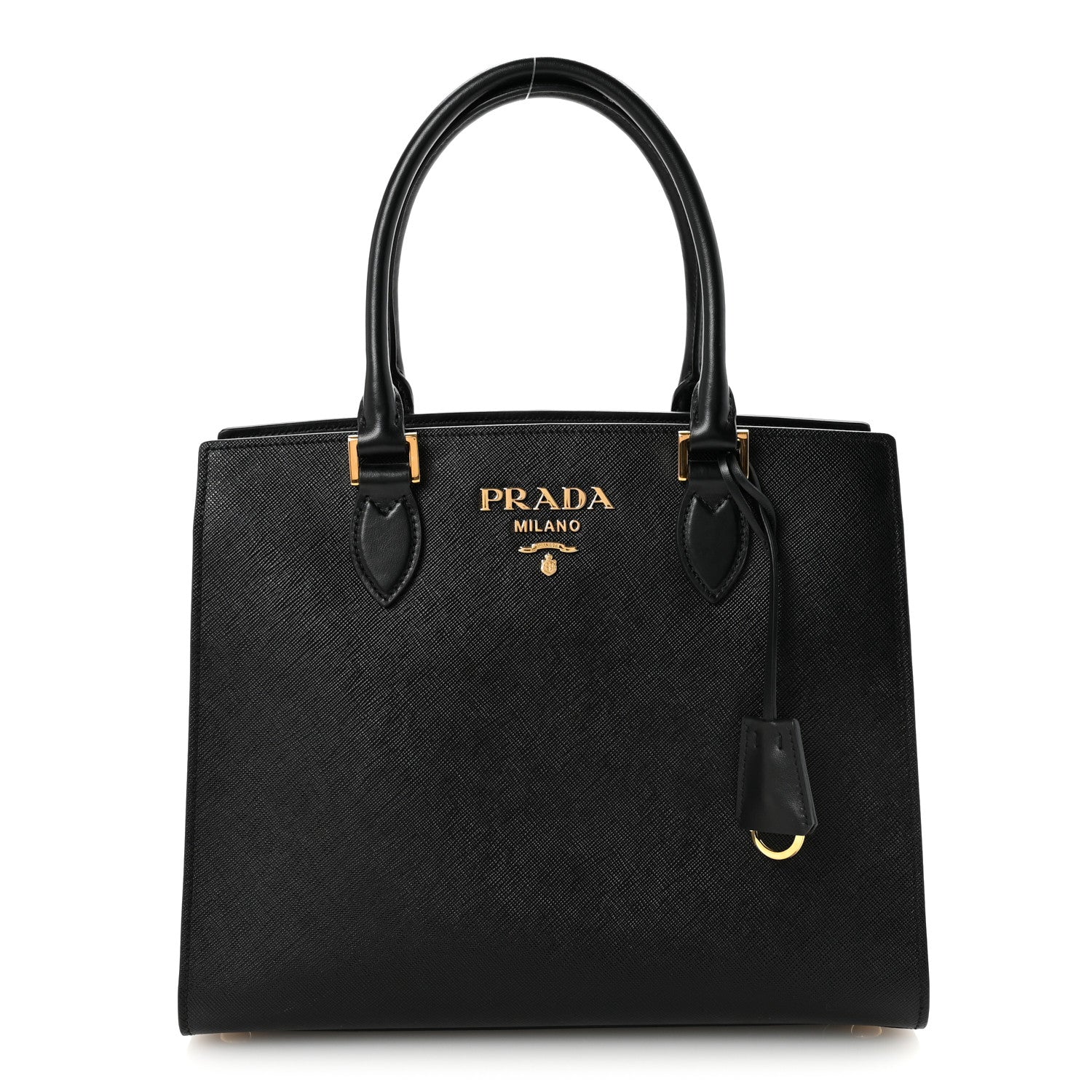 Prada Saffiano Soft Calfskin Large Tote Black 1 of 9
