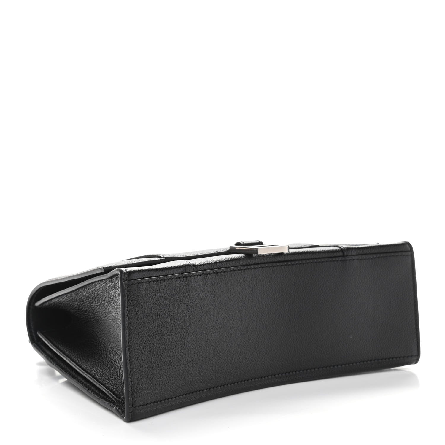 Balenciaga Grained Calfskin Medium Hourglass Top Handle Bag Black 4 of 10