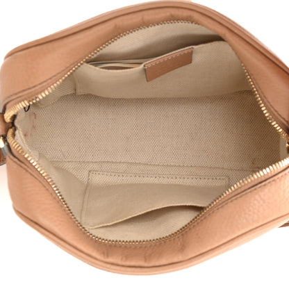 Gucci Pebbled Calfskin Small Soho Disco Bag Camelia 5 of 11