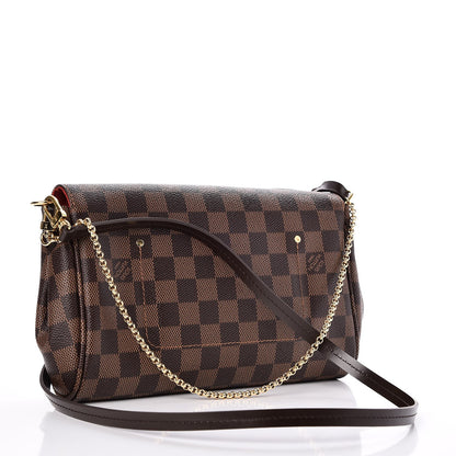 Louis Vuitton Damier Ebene Favorite MM 3 of 9
