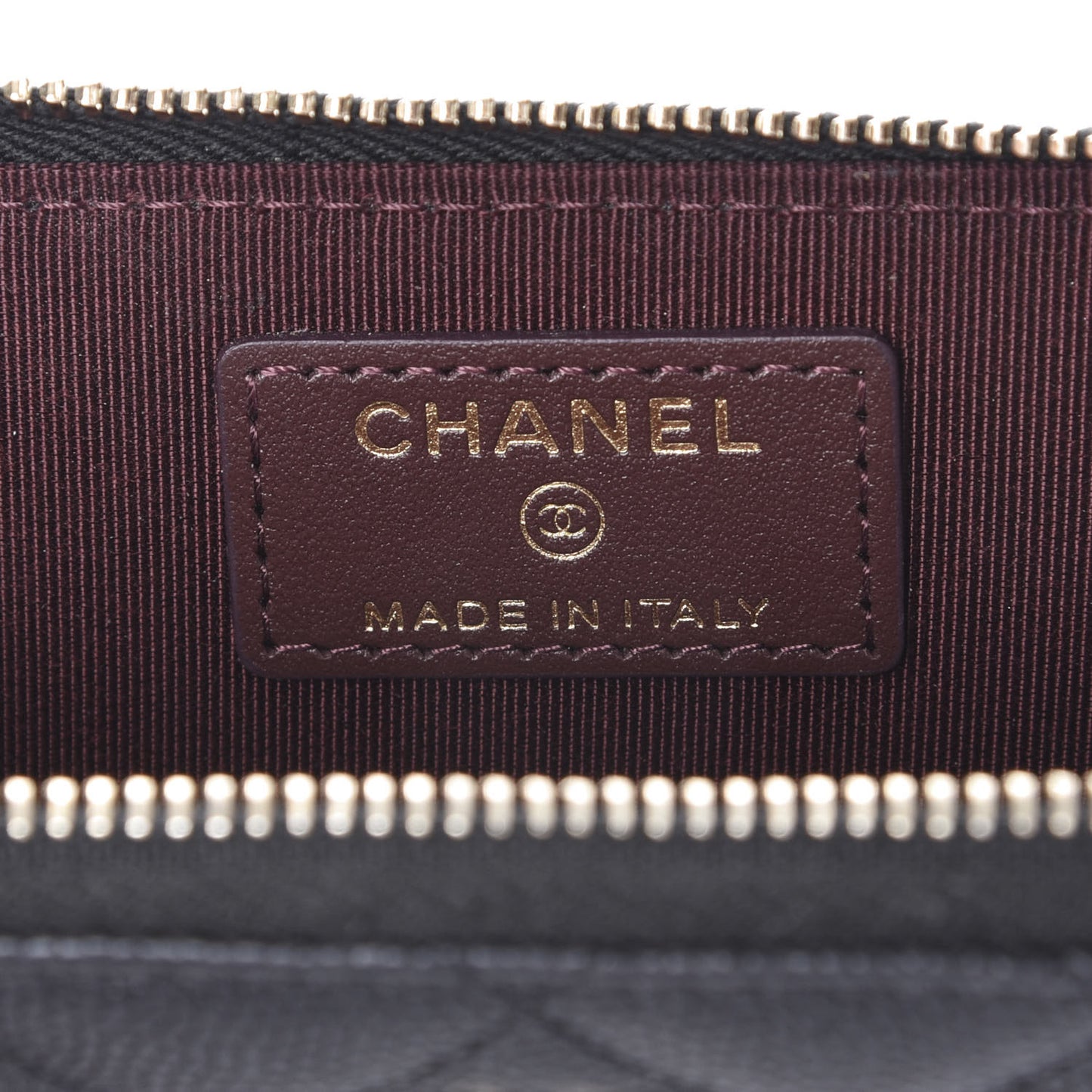 Caviar Quilted Key Holder Case Black