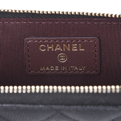Chanel Caviar Quilted Key Holder Case Black 6 of 8
