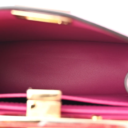 Fendi Shiny Nappa Petite Peekaboo I SEE U Satchel Ciclamino Pilar 5 of 13