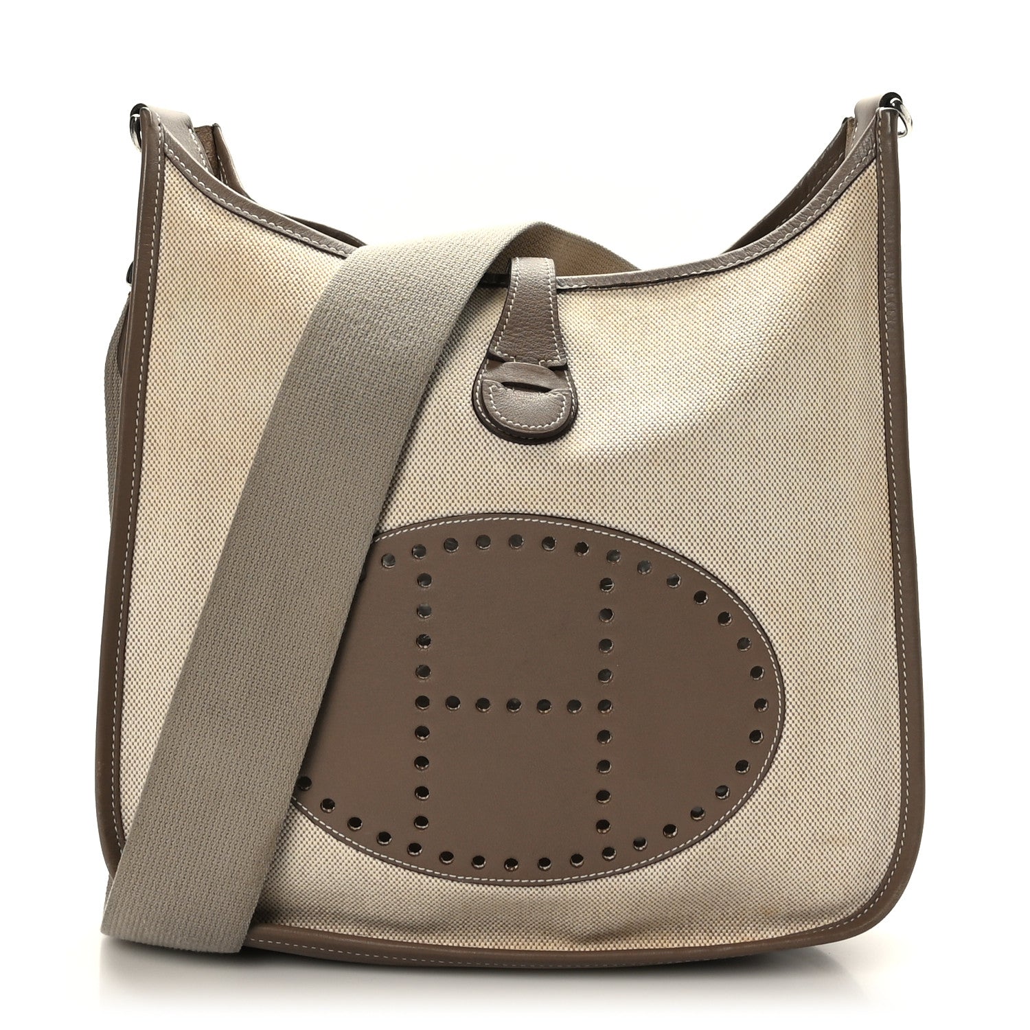 Hermes Toile Swift Evelyne II PM Etoupe 1 of 8