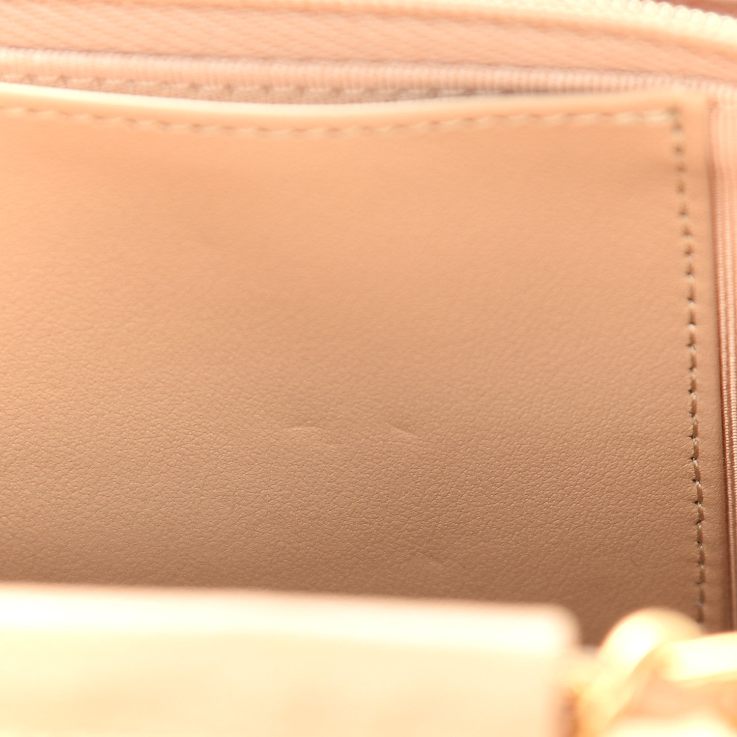 Chanel Caviar Quilted Wallet On Chain WOC Beige 11 of 11