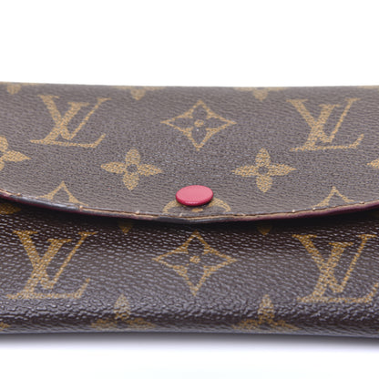 Louis Vuitton Monogram Emilie Wallet Fuchsia 13 of 15