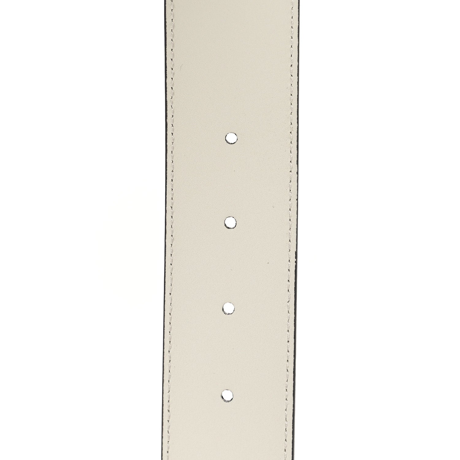 Gucci Plutone Calfskin Palladium Double G 40mm Belt 85 34 Mystic White 4 of 4