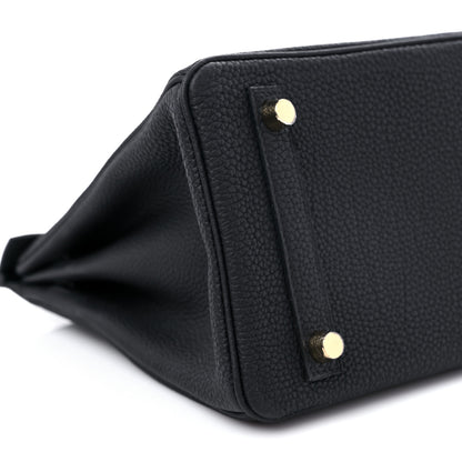 Hermes Togo Birkin 25 Black 8 of 10