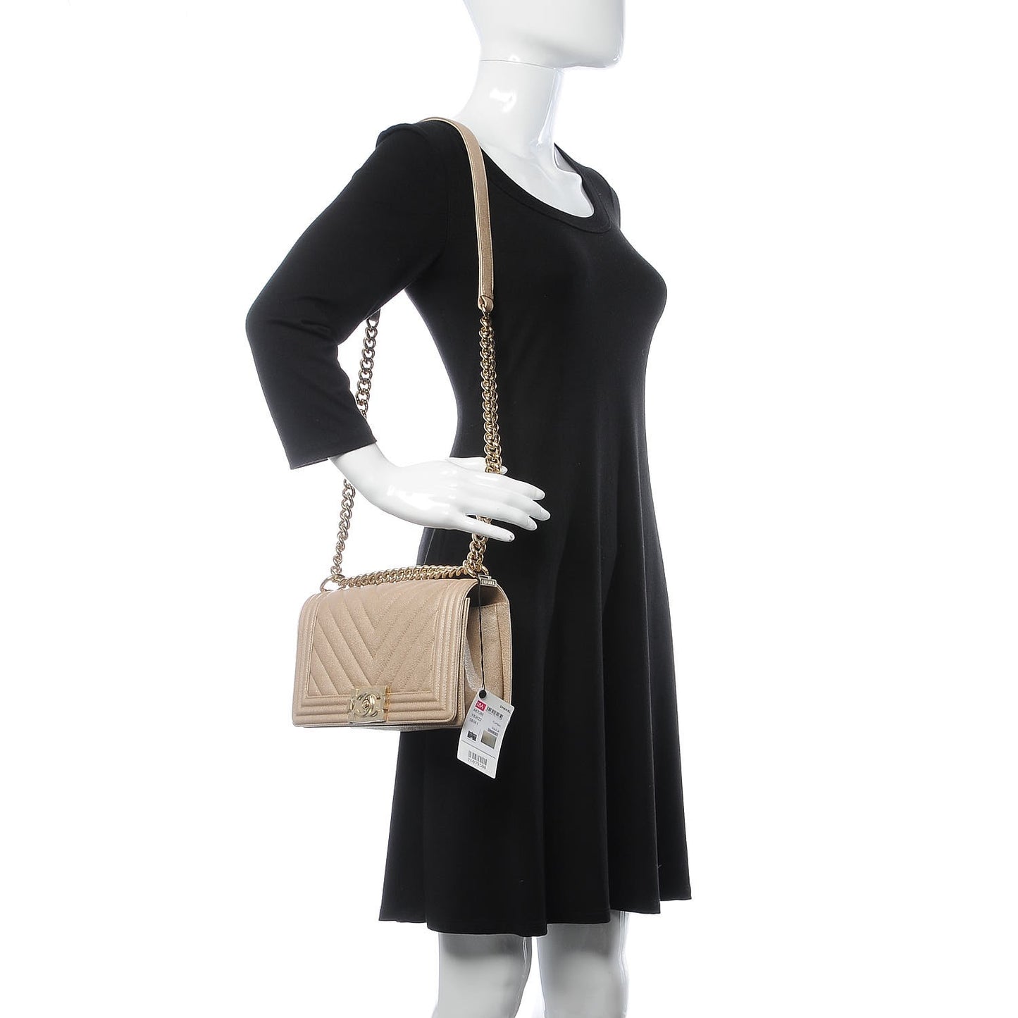 Soft Calfskin Medium Jackie Top Handle Bag Light Grey